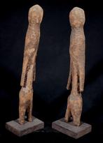 Figure - Moba Couple sur bases - 17,5 et 17 cm - Togo (Sans, Antiek en Kunst