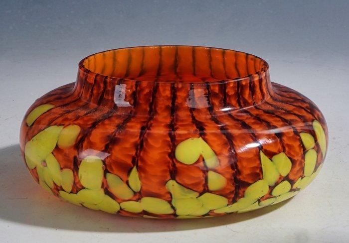 Franz Welz - Schaal - Art deco schaalvormig glasobject met, Antiek en Kunst, Kunst | Designobjecten