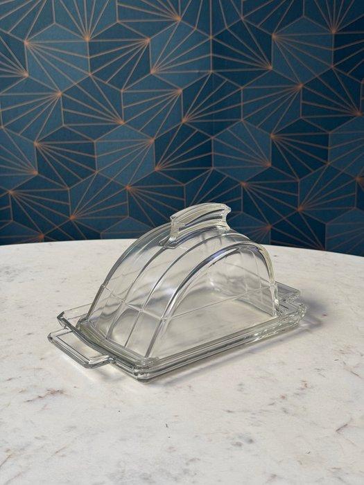 Val Saint Lambert - Dienblad - ECLAT- kaasdome - Glas -, Antiek en Kunst, Antiek | Meubels | Tafels