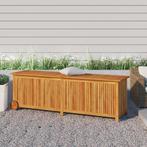 vidaXL Tuinbox met wieltjes 150x50x58 cm massief acaciahout, Tuin en Terras, Bergingen en Tuinkasten, Verzenden, Nieuw