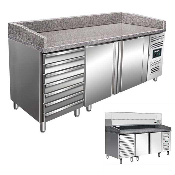 Pizzawerkbank - MARGA PZ 2610 TN, Zakelijke goederen, Horeca | Keukenapparatuur, Koelen en Vriezen, Verzenden