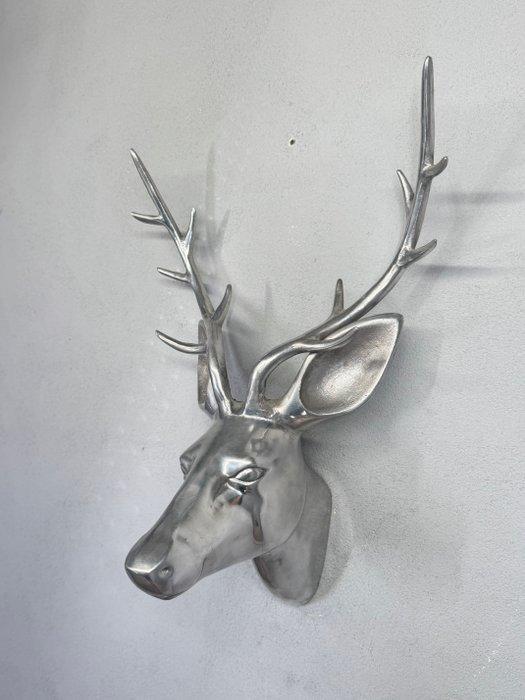 Kapstok - Aluminium - Herten kapstok, Antiquités & Art, Curiosités & Brocante