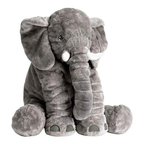 Grote knuffel - Olifant - 45x55 cm - Pluche - Grijs, Kinderen en Baby's, Speelgoed | Knuffels en Pluche, Nieuw, Ophalen of Verzenden