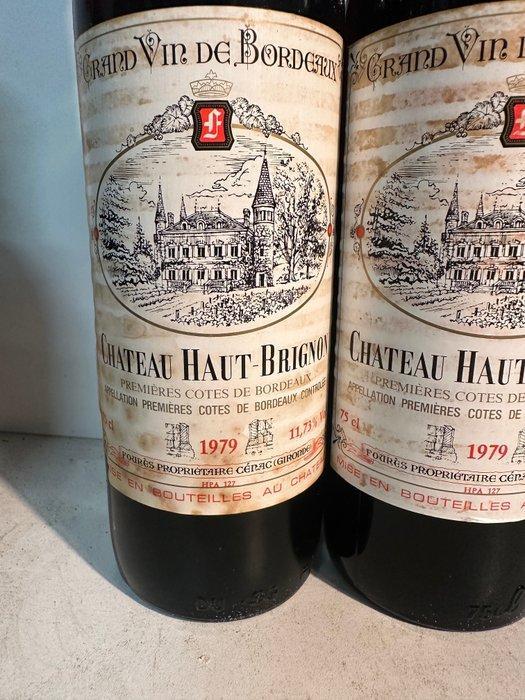 1979 Chateau Haut-Brignon - Bordeaux - 6 Flessen (0.73L), Collections, Vins