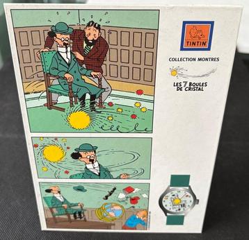 Tintin - Presentoir + Montre + boîte Tintin - 3 Horloge