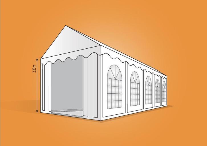 Ambisphere | 6x10m XXL | 2,20m WIT TRANSPARANT, Tuin en Terras, Partytenten, Partytent, Nieuw