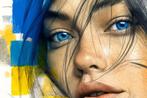 PLM-Art - Yellow & Blue Woman