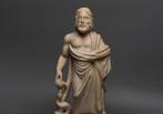 Oud-Romeins Steen Gaaf beeld van esculapios, god van de