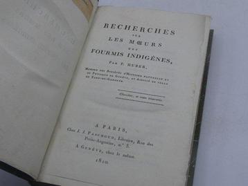 Huber - Recherches sur les moeurs des fourmis indigènes -
