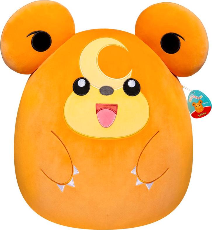 Jazwares Pokémon Squishmallow Microbead Pluche-Teddiursa, Kinderen en Baby's, Speelgoed | Knuffels en Pluche, Ophalen of Verzenden