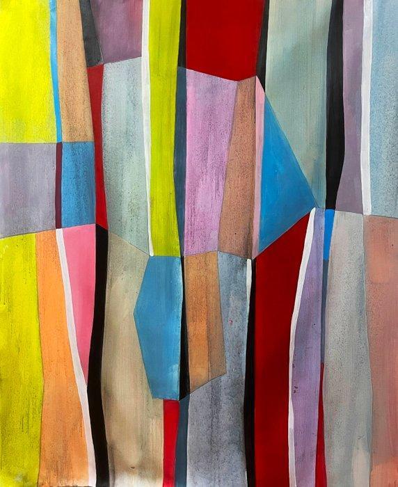 J. DELGALLO - Jazzy. XL. ( NO Reserve ), Antiek en Kunst, Kunst | Schilderijen | Modern