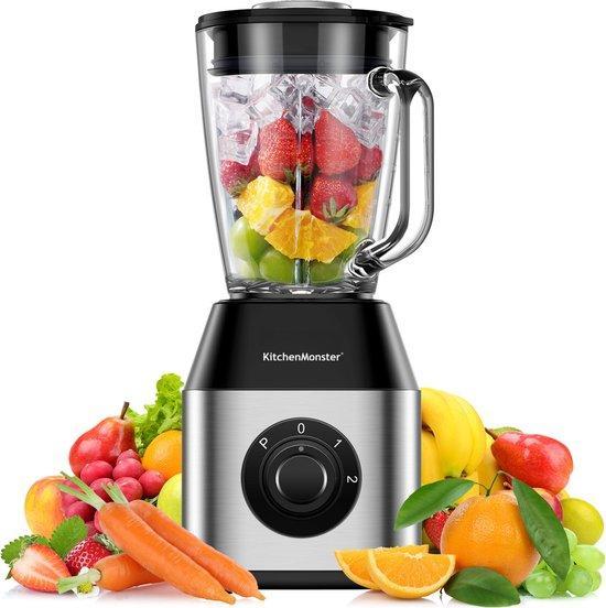 2dekans | KitchenMonster® Blender Pro 1200 Watt - Smoothie, Electroménager, Mélangeurs de cuisine, Enlèvement ou Envoi