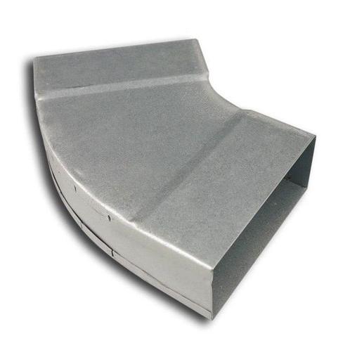 Bocht 45º - 220 x 55mm - Staal - Horizontaal [Pro-C], Doe-het-zelf en Bouw, Ventilatie en Afzuiging, Nieuw, Verzenden