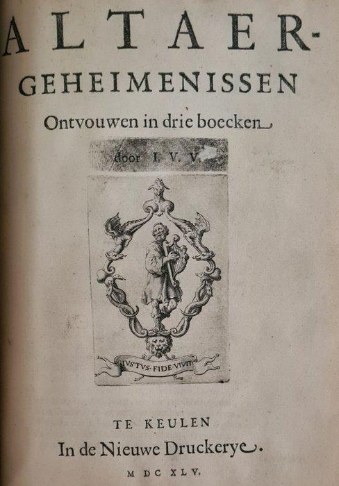 Joost van den Vondel - Bespiegelingen van Godt + heerlykheit, Antiek en Kunst, Antiek | Boeken en Manuscripten