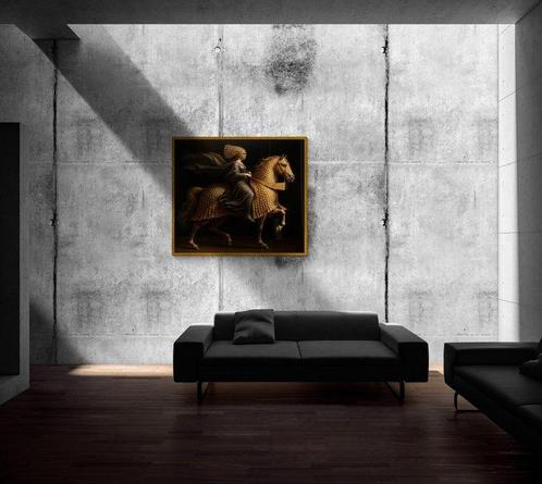 Cheamil Ghiunaidin - The Golden Shadow, Antiek en Kunst, Kunst | Schilderijen | Modern