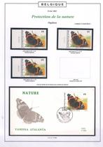 Belgique 1993 - Collection détudes sur la série vlinders, Gestempeld
