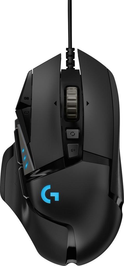 SHOWMODEL Logitech G502 HERO - Bedrade Gaming Muis - 25.6..., Computers en Software, Muizen, Nieuw, Verzenden