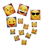 Set van 65 emoticons koelkastmagneten, Verzenden