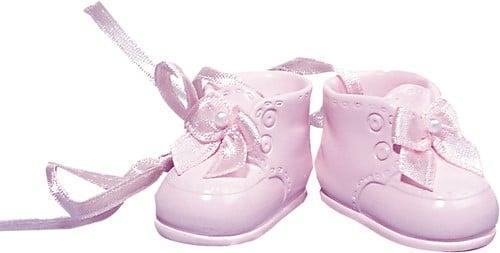 Polyresin Babyschoentjes Lichtroze 4 cm doos 1 paar, Hobby & Loisirs créatifs, Bricolage