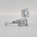 Zonder minimumprijs - Ring - 14 karaat Witgoud - 2.11ct. tw., Nieuw