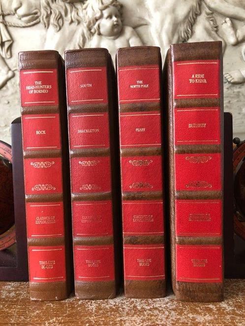Carl Bock / Robert Peary / Sir. E. Shackleton / Fred Burnaby, Antiek en Kunst, Antiek | Boeken en Manuscripten