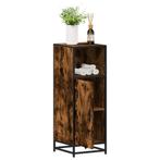 vidaXL Badkamerkast 35x37,5x100 cm bewerkt hout gerookt, Verzenden, Nieuw