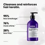 L'Oréal Professionnel SE Keratin Alpha Sleek Shampoo, Verzenden, Nieuw, Shampoo of Conditioner