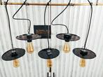 Plafondlamp (5) - Staal, Antiek en Kunst, Antiek | Verlichting