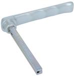 Hoppe deurklink rolluik stiftdeel Alu F1, Doe-het-zelf en Bouw, Nieuw, Overige materialen, Klink of Kruk