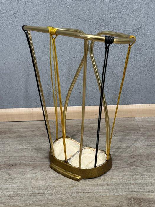 Paraplustandaard/rek - Metaal, Gietijzer, Rubber - Vintage, Antiquités & Art, Art | Objets design