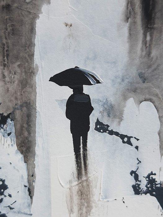 Michele Telari - Rain, Antiquités & Art, Art | Peinture | Moderne