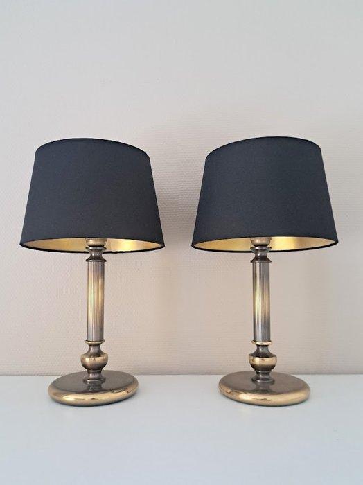 Tafellamp (2) - Fraaie set Herda lampen - Messing - Brons, Antiek en Kunst, Curiosa en Brocante