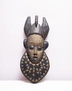 sculptuur, Maskers - 61 cm - Hout, Koper, Antiek en Kunst