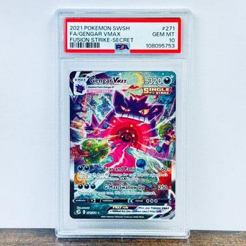 Pokémon Graded card - Gengar Vmax FA - Fusion Strike #271 -