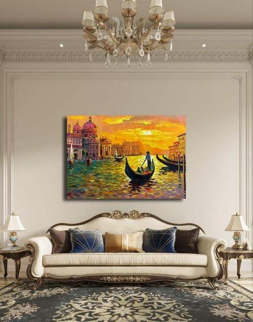 Jarol (XX-XXI) - “Atardecer dorado en Venecia”, Antiek en Kunst, Curiosa en Brocante