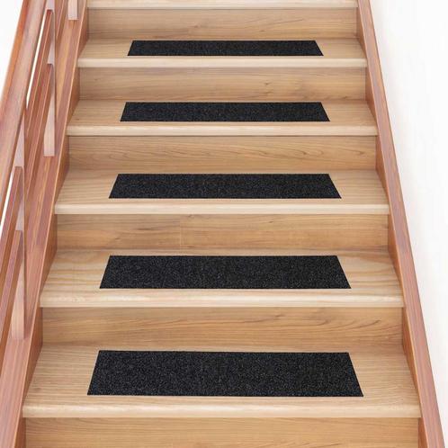 vidaXL Trapmatten zelfklevend 30 st 76x20 cm rechthoekig, Doe-het-zelf en Bouw, Ladders en Trappen, Nieuw, Verzenden