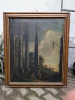 Italiaanse school (XVII) - Capriccio architettonico, Antiek en Kunst