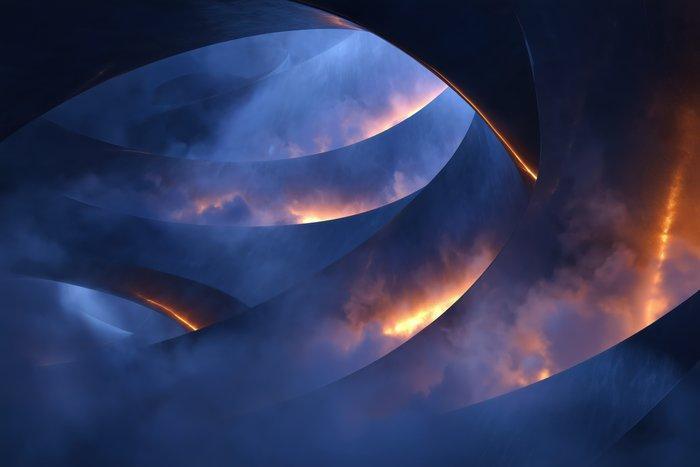 Lea Ottavi - Veils of Ascension XXL, Antiek en Kunst, Kunst | Designobjecten