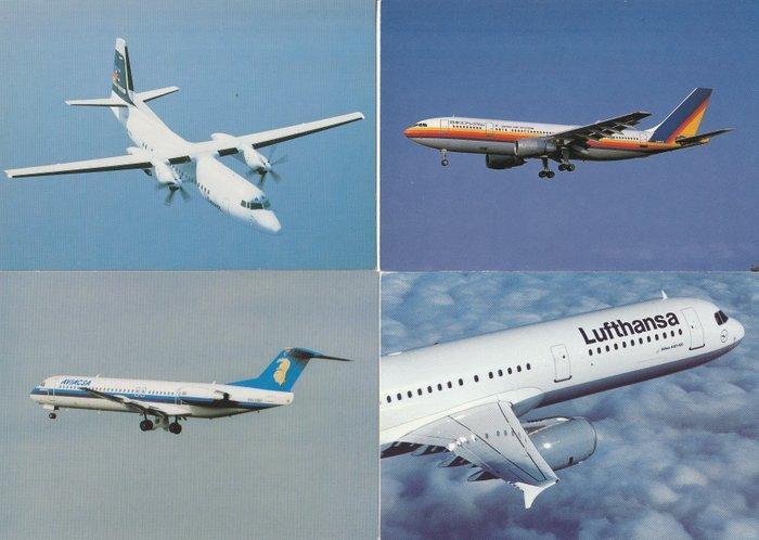 Luchtvaart - Vliegtuig - Ansichtkaart (100) - 1970-2000, Verzamelen, Postkaarten | Buitenland