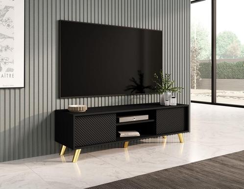 TV Meubel modern Design met pootjes zwart 140cm, Auto diversen, Autogereedschap, Verzenden