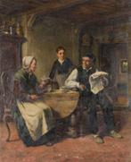 Corneille Petit (1844-1908) - Family at the dinner table