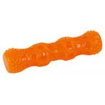 Stok toyfastic, squeaky oranje 18xØ4cm - kerbl, Nieuw