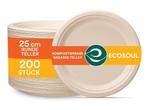 Veiling - 400X ECO SOUL 100% composteerbaar Bord 10inch, Diversen, Nieuw