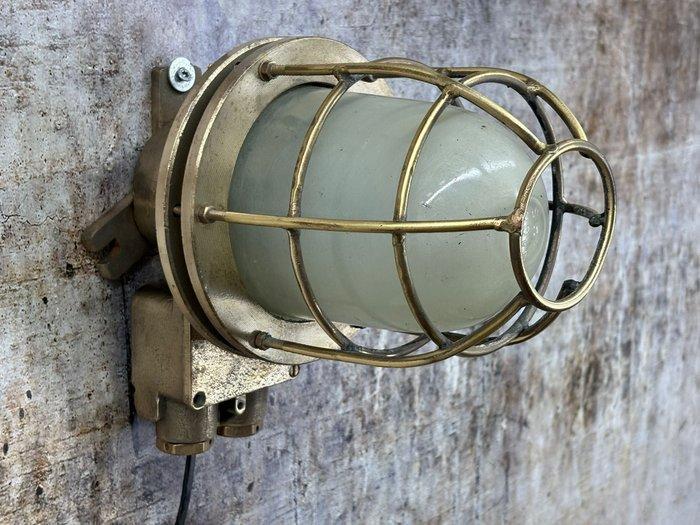 Scheepslamp - Messing, Antiek en Kunst, Antiek | Wandborden en Tegels