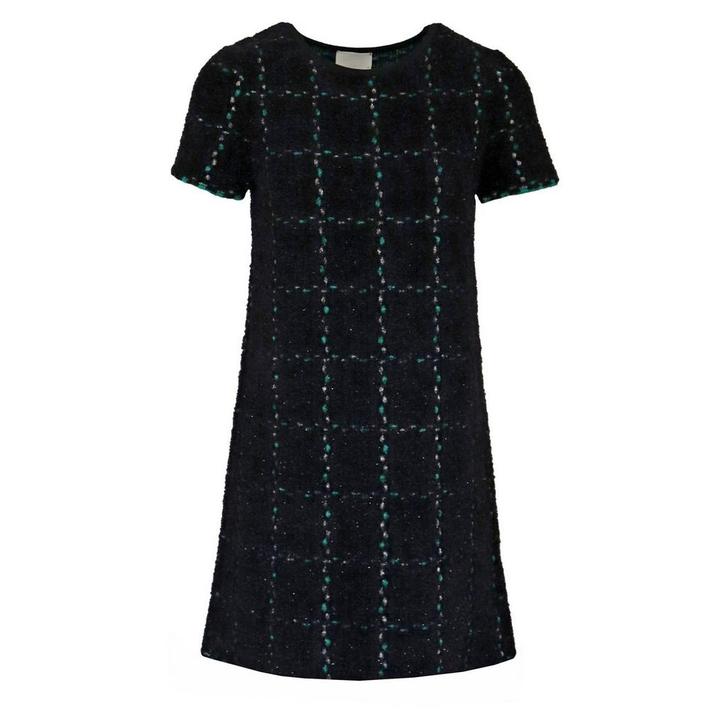 Friendly Sweater • zwart groen geruite jurk • L, Kleding | Dames, Truien en Vesten, Zwart, Nieuw, Verzenden