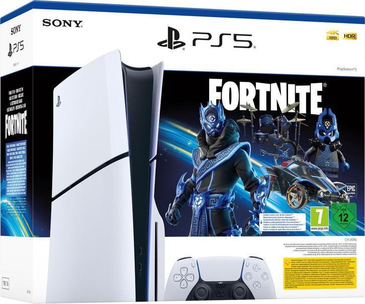 Sony PlayStation 5 Slim Pack-Disc Version Incl. Fortnite, Games en Spelcomputers, Spelcomputers | Sony PlayStation 5, Ophalen of Verzenden