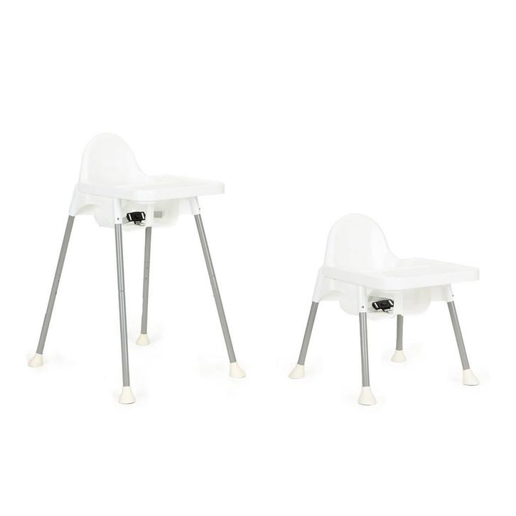 Hoog-Laag Kinderstoel Wit | Retour Deal | Compact & Funct..., Kinderen en Baby's, Autostoeltjes, Nieuw, 9 t/m 36 kg, Verzenden