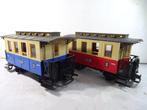 LGB G - Modeltrein personenwagen (2) - 2 x, Hobby & Loisirs créatifs, Trains miniatures | Échelles Autre