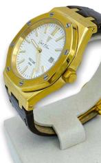 GB Watches - Masculine Edition BROWN-WHITE-GOLD - masculine, Nieuw