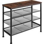 tectake Schoenenrek Wolverhampton 75,5x30,5x69,5cm - Industr, Huis en Inrichting, Verzenden, Nieuw